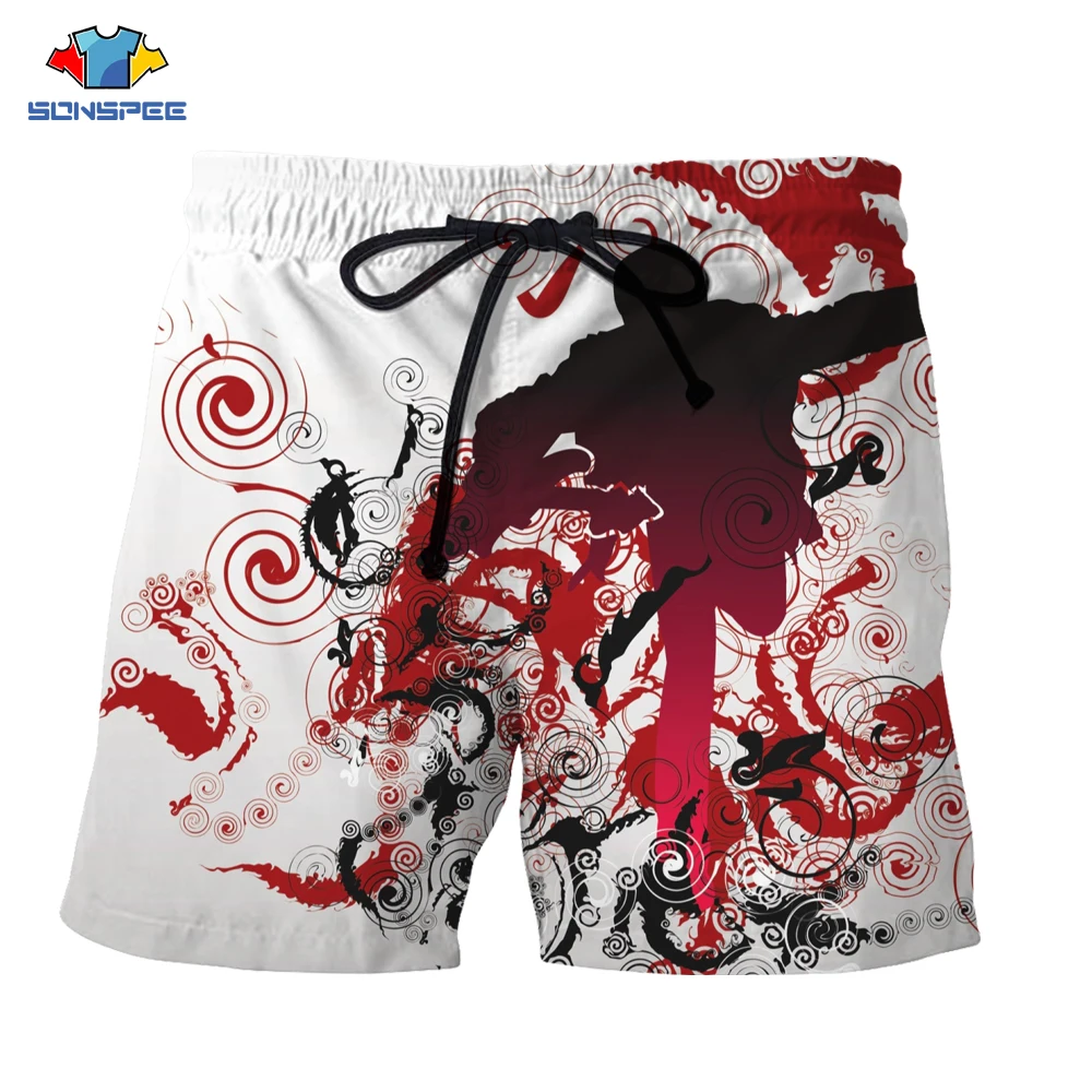 

SONSPEE Summer Graffiti Beach Party Men 3d Print novelty Board Shorts Mens Swimming Shorts Party Unisex Fashion Casual shorts
