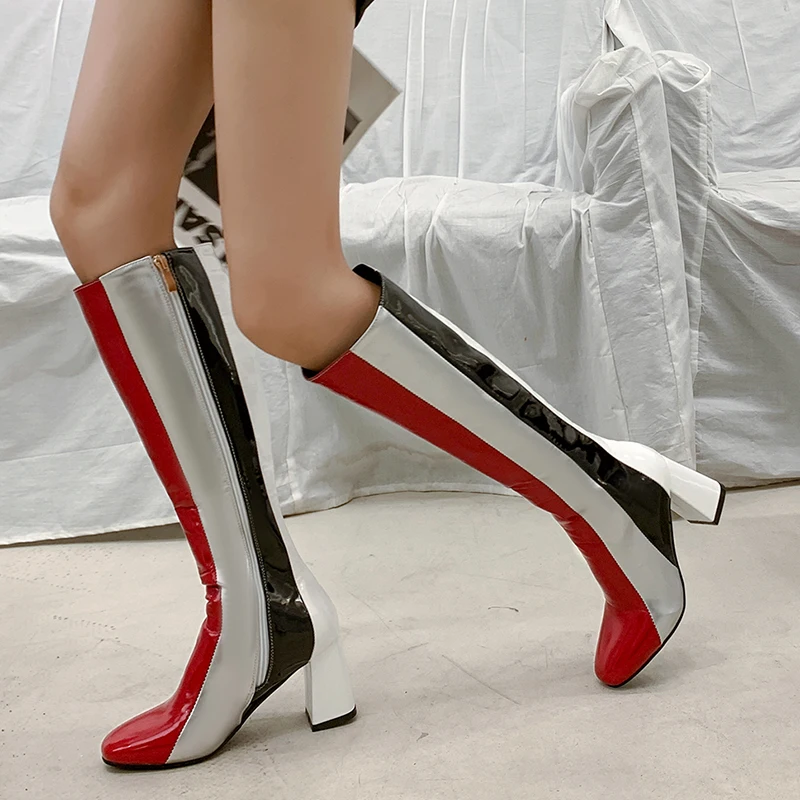 Классические разноцветные женские ботильоны в британском стиле элегантные