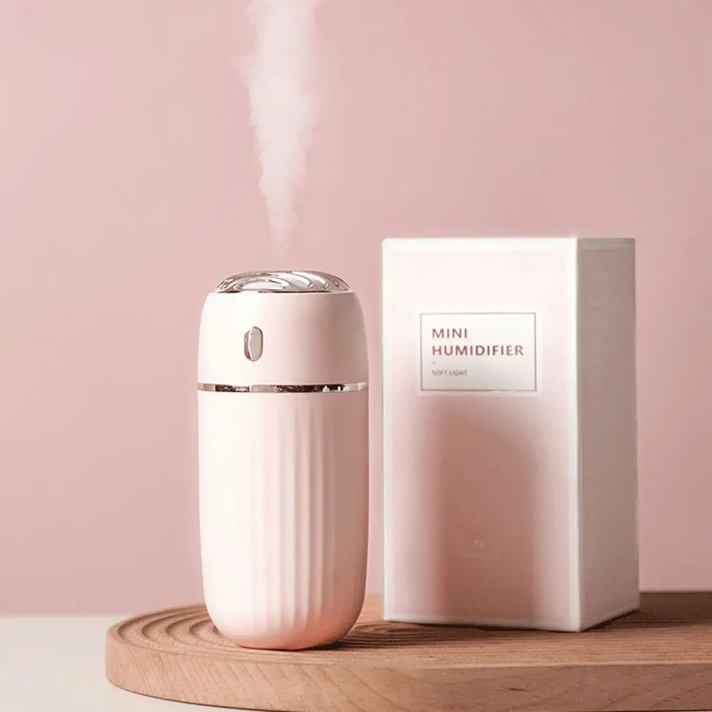 

USB Humidifiers With Night Light Air Humidifier Home Humidify Mist Maker For Car Home Bedroom Travel Office Diffuser