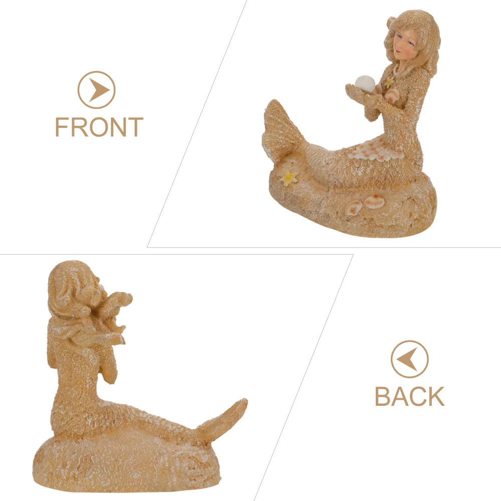

1Pc Mermaid Model Adornment Fish Tank Ornament Aquatic Landscape Decoration