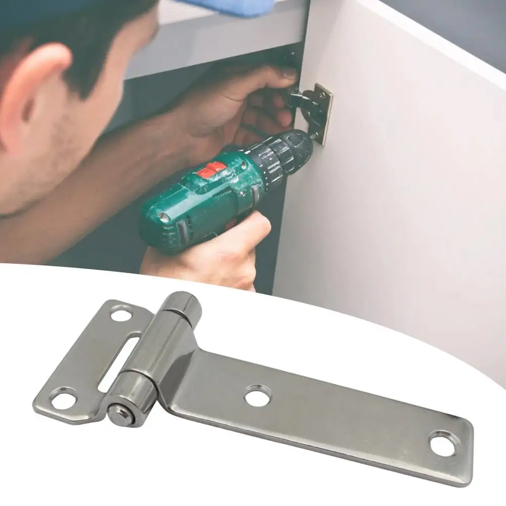 1 шт. Т-образная ржавчиностойкая железная легкая петля для сарая, ворот, двери, петли для шкафа с функцией доставки на дропшиппинг.