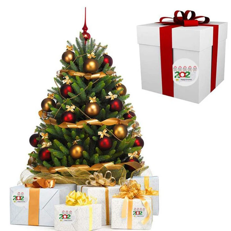 

Merry Christmas Stickers Seal For Envelope Cards Gift Package Scrapbooking Decor