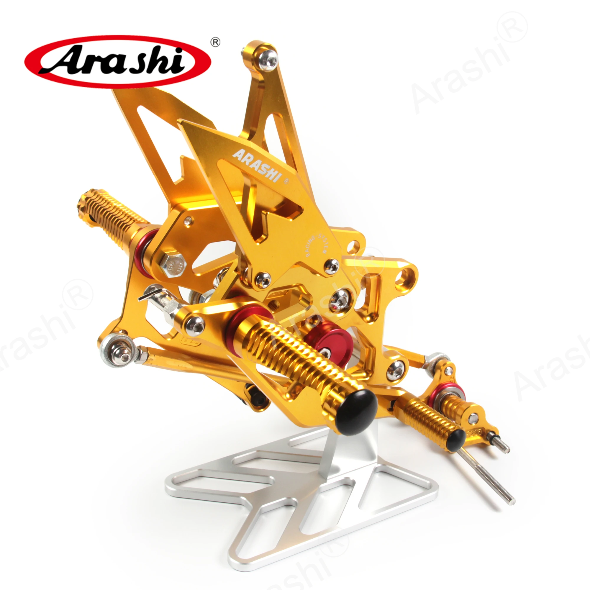 Регулируемые подножки Arashi CBR600RR CNC для HONDA CBR 600 RR 2007 2008 Задние 08 07|Подставки под