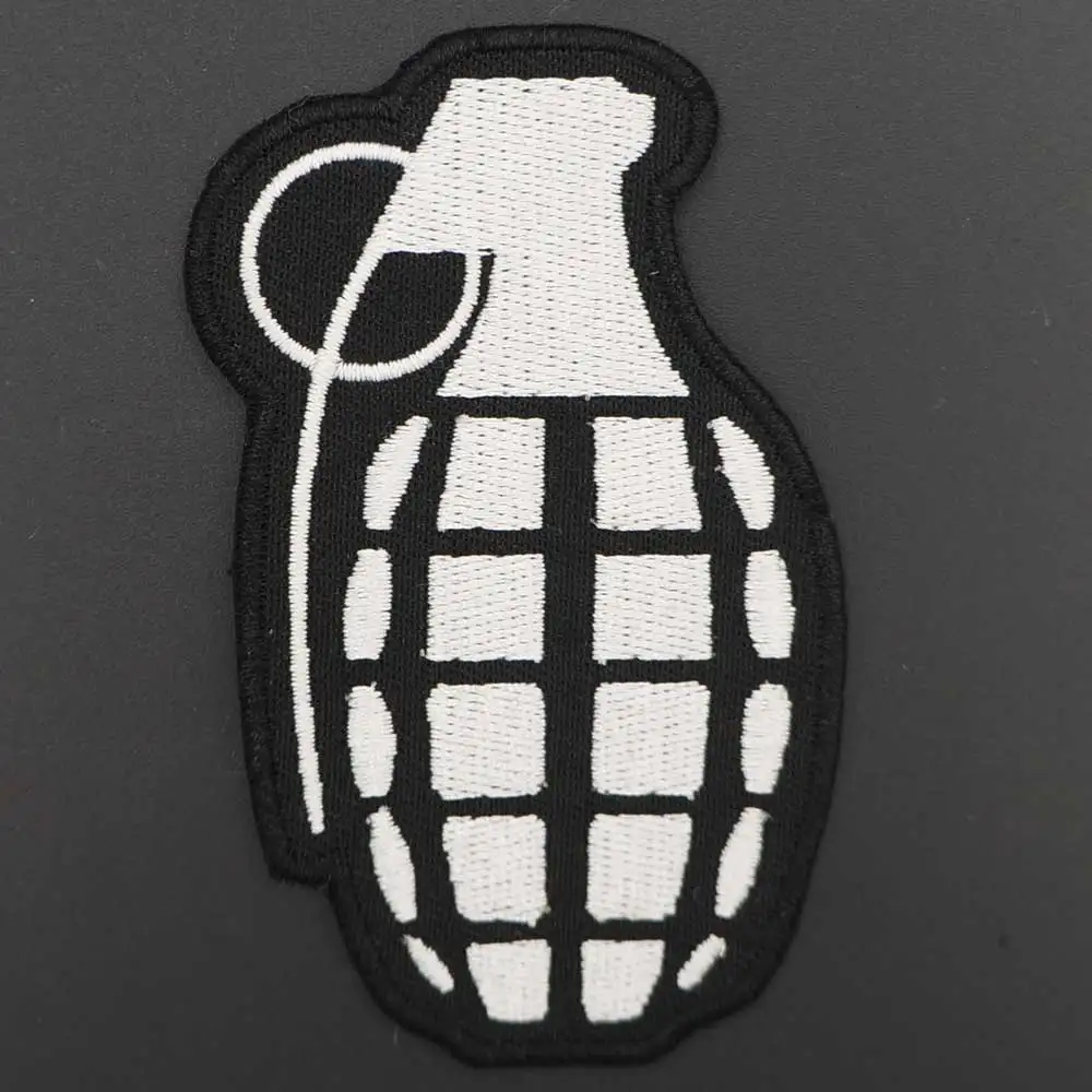 Модель гранаты тактические военные нашивки для морального духа вышивка значок с