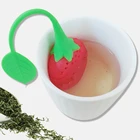 1 шт. аксессуары для клубники и чая шарик для заварки, ситечко для листьев для пивоваренного устройства, травяной фильтр для специй, кухонные инструменты, пакет для клубники