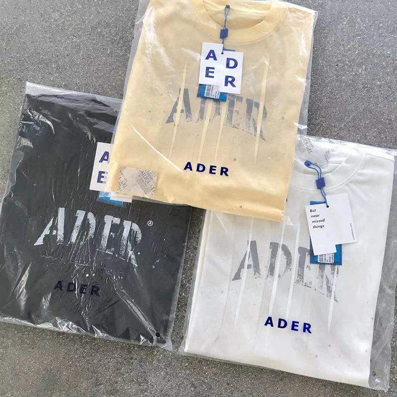 

Ader Error 2021 s Splash Printing High Quality 1:1 Couple t-Shirt Spring And Summer