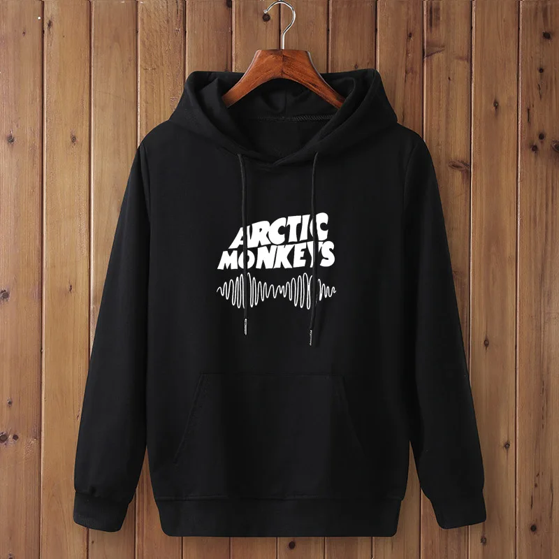 Осень-зима ARCTIC MONKEYS звуковая волна с принтом флисовые толстовки пуловеры