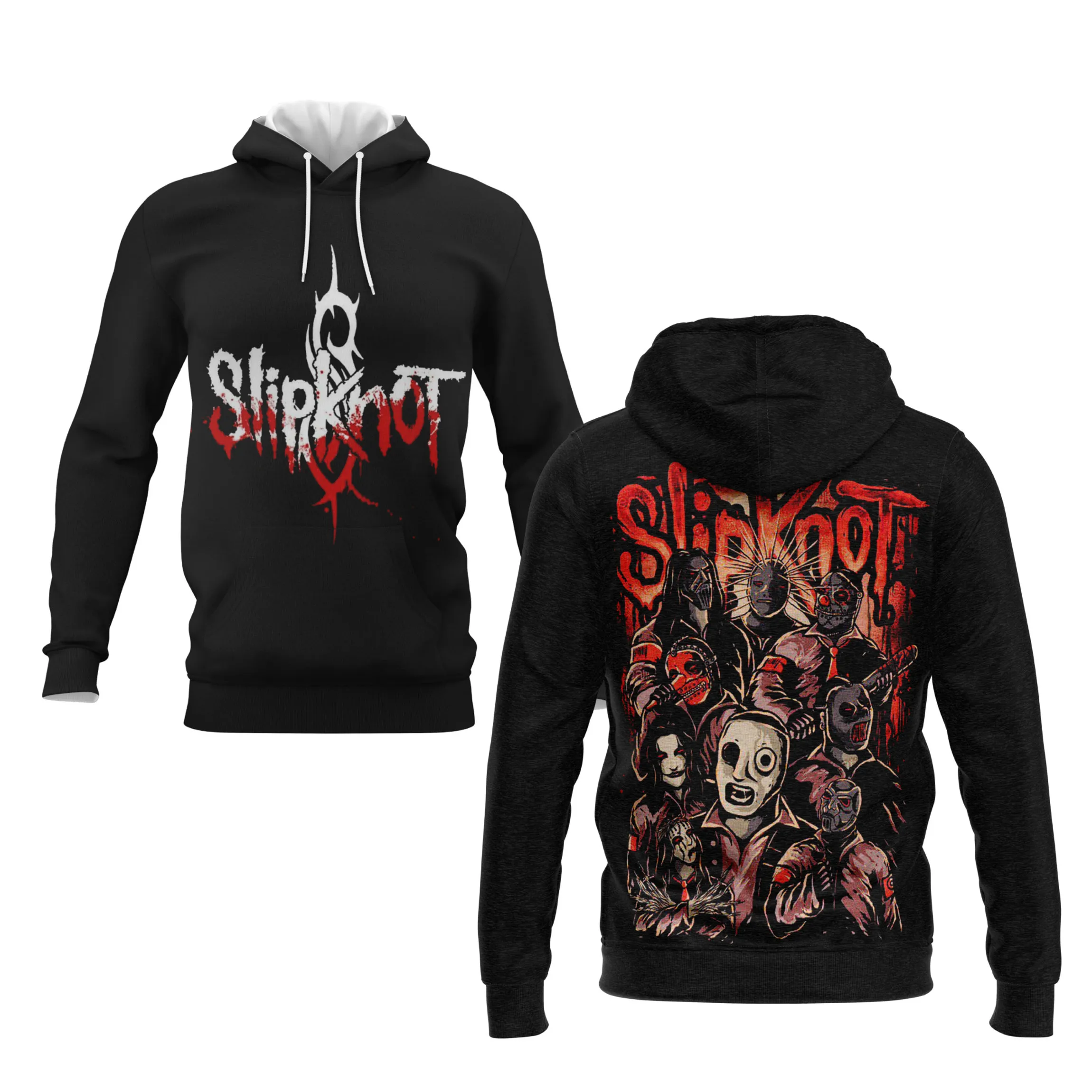 Slipknot-3D толстовки с принтом для мужчин рок одежда Hipster капюшоном повседневные топы