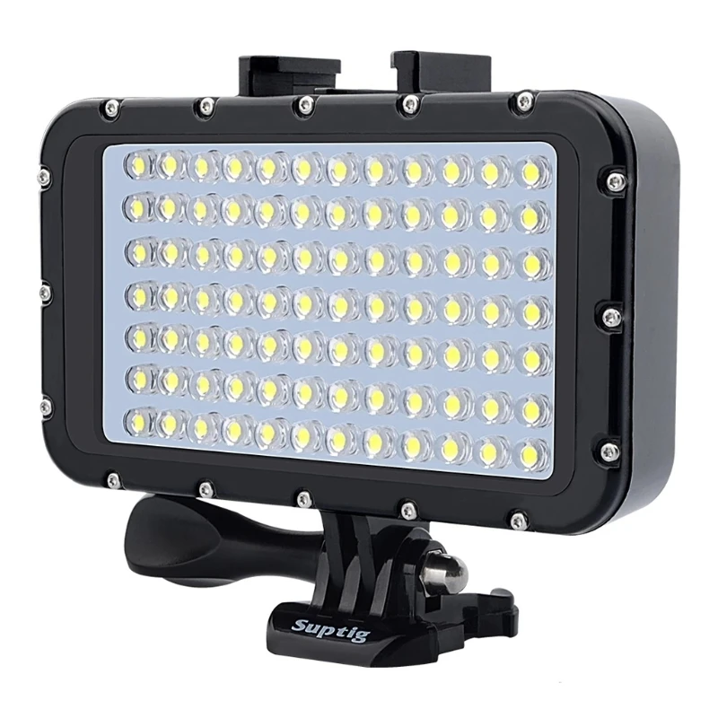 

H7JF 50M/164ft Waterproof Diving Light Underwater LED Fill Lamp with 4 Lighting Modes