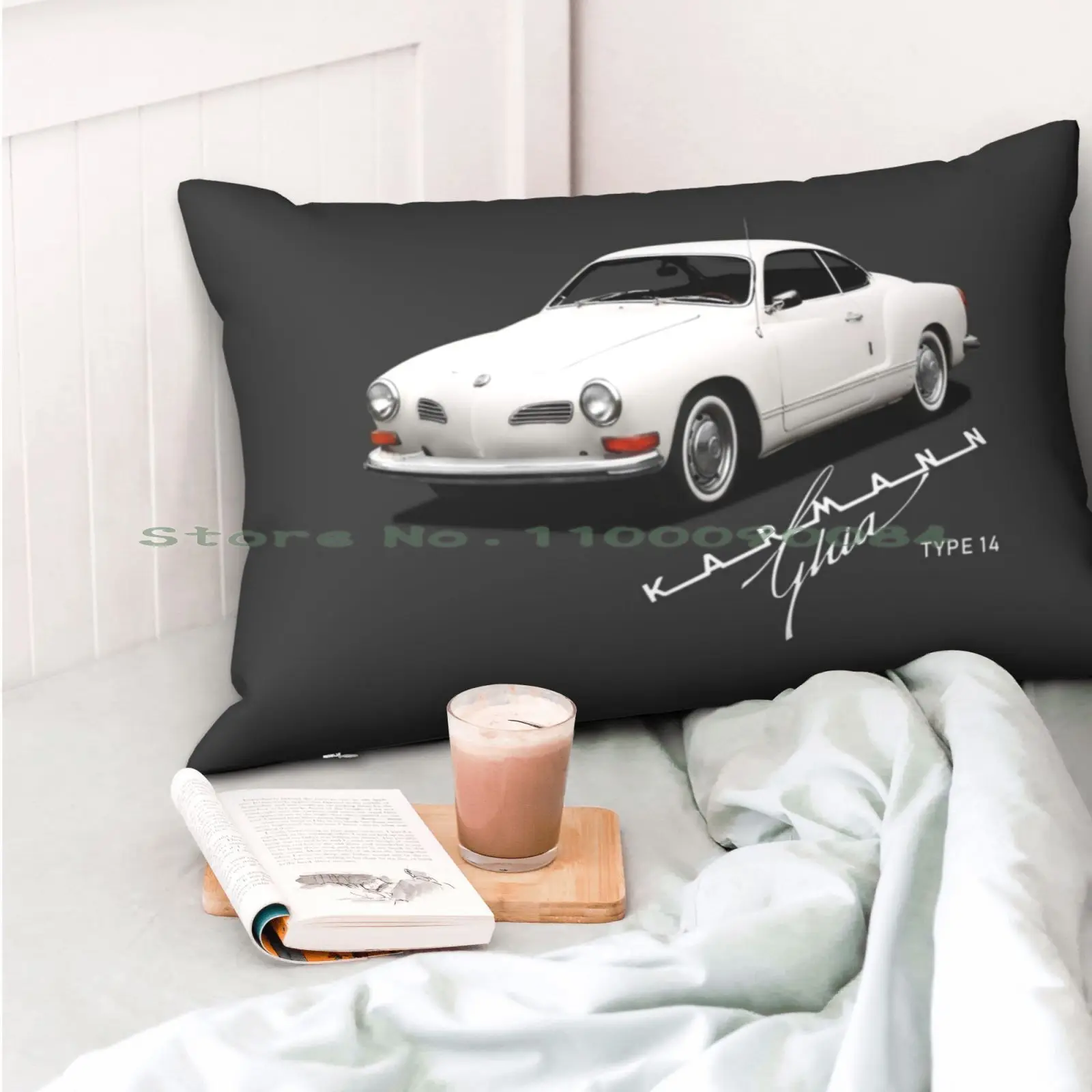 Чехол-Подушка Karmann Ghia 20x30 50*75 для дивана спальни классический автомобиль немецкий