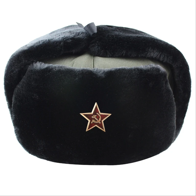 08 WZCX, советские военные значки, пилот, охотник, шапка, сохраняющая тепло, защита от холода, утолщенная ушанка, ушанка, снежные шапки - Цвет: 08