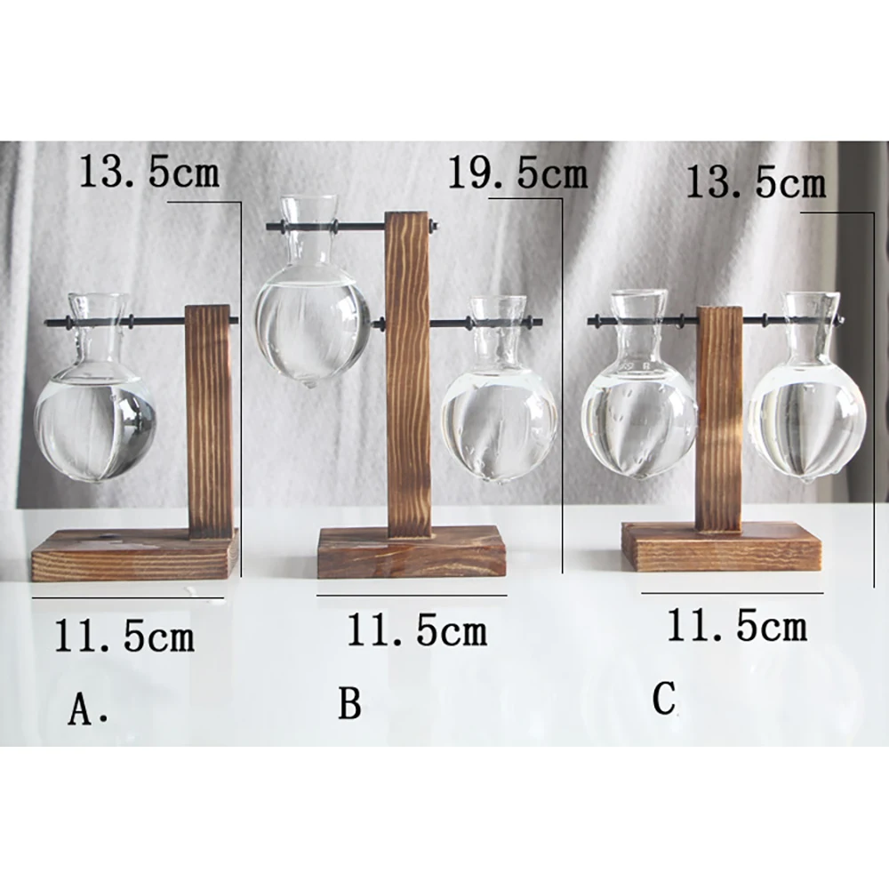 Плантатор для террариума стеклянная ваза с лампочками станции размножения воды