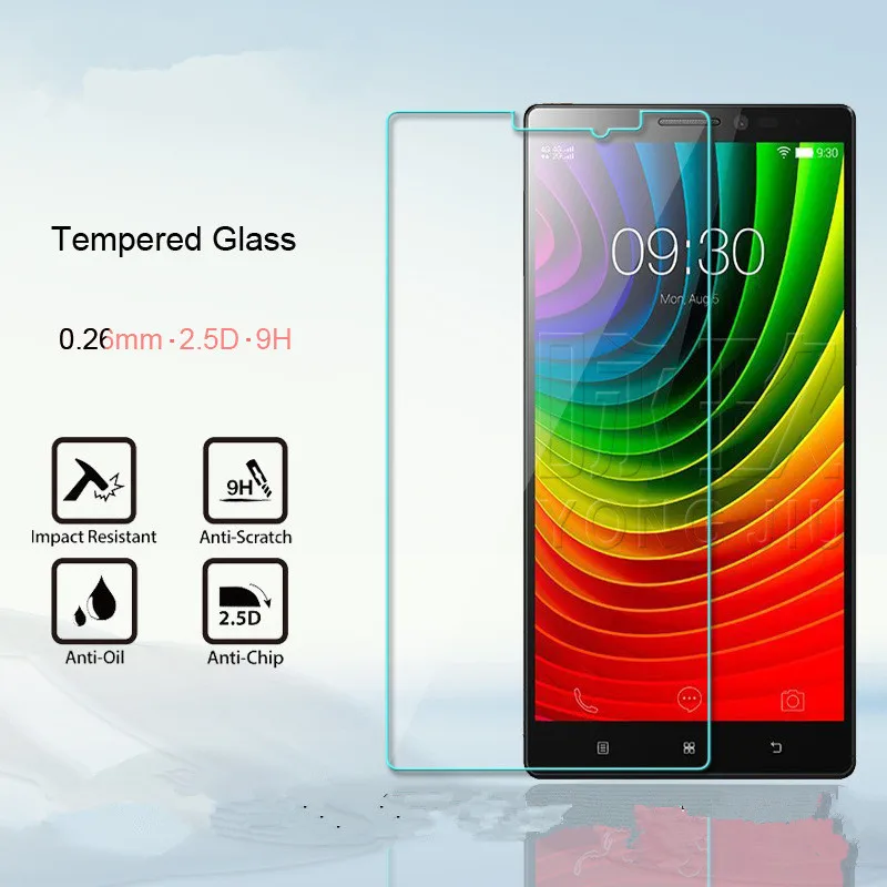 

3 pcs Premium 2.5D Tempered Glass Screen Protector For Lenovo Vibe Z2 Protective Glass