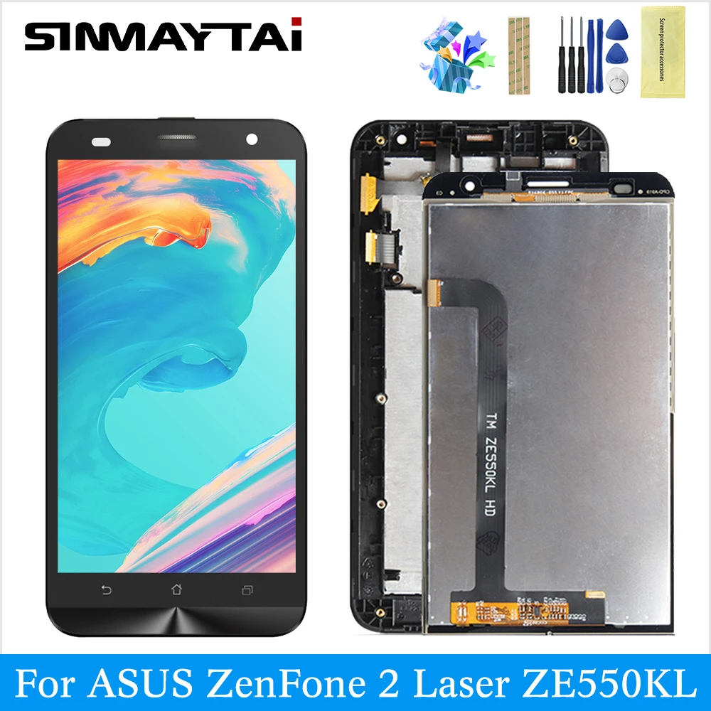 Оригинальный ЖК дисплей для ASUS ZenFone 2 Laser ZE550KL Z00LD дигитайзер в сборе сменный