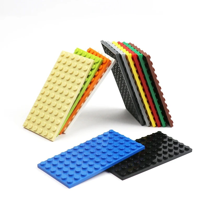 

50 штук, Новое поступление, строительные блоки, кирпичи, опорная пластина 6x12 3028, образовательный образование, рождественские игрушки для детей