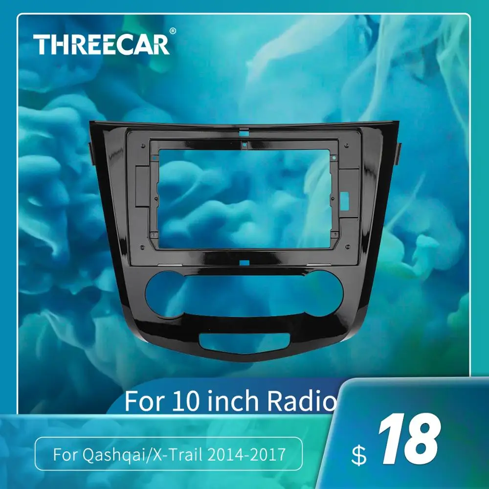 

2Din Car Dashboard Frame Fit For Nissan Qashqai/X-Trail 2014-2017 Car DVD GPS Panel Dash Kit Mounting Frame Trim Bezel Fascias