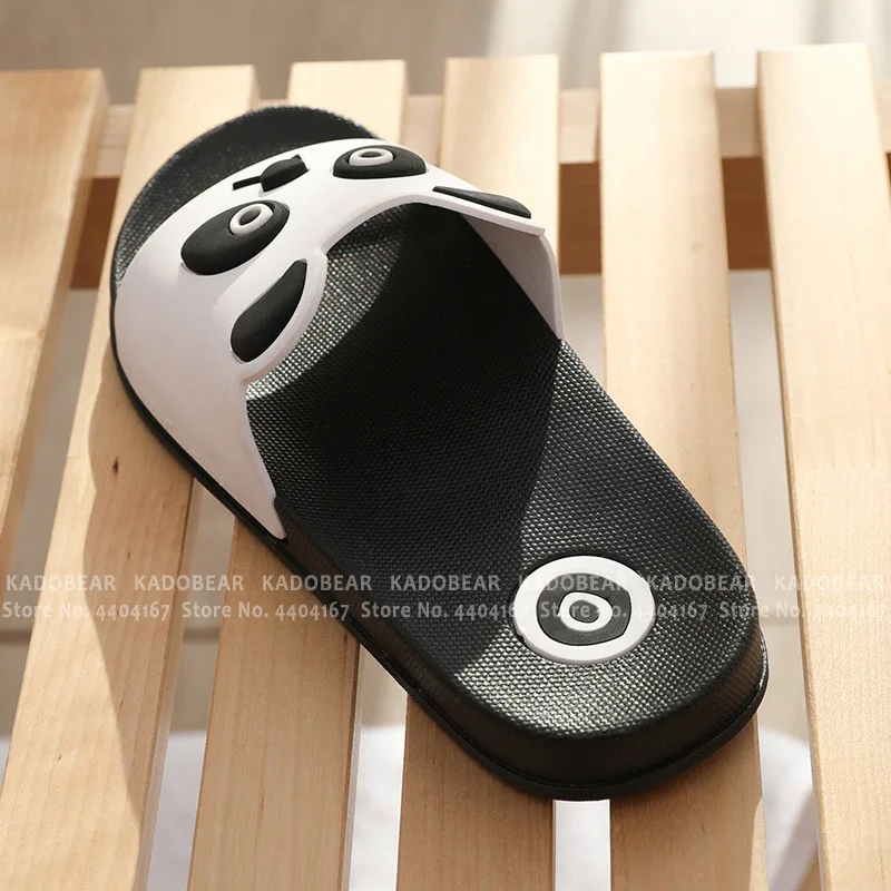 Сандалии детские для дома и сада милые летние шлепанцы с мультяшной пандой