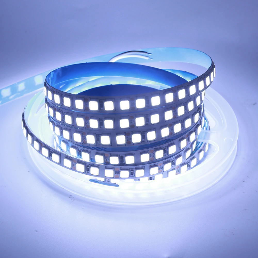 5054 SMD Светодиодные ленты светильник IP67 Водонепроницаемый DC12V Диодная лента 5 м 300LED