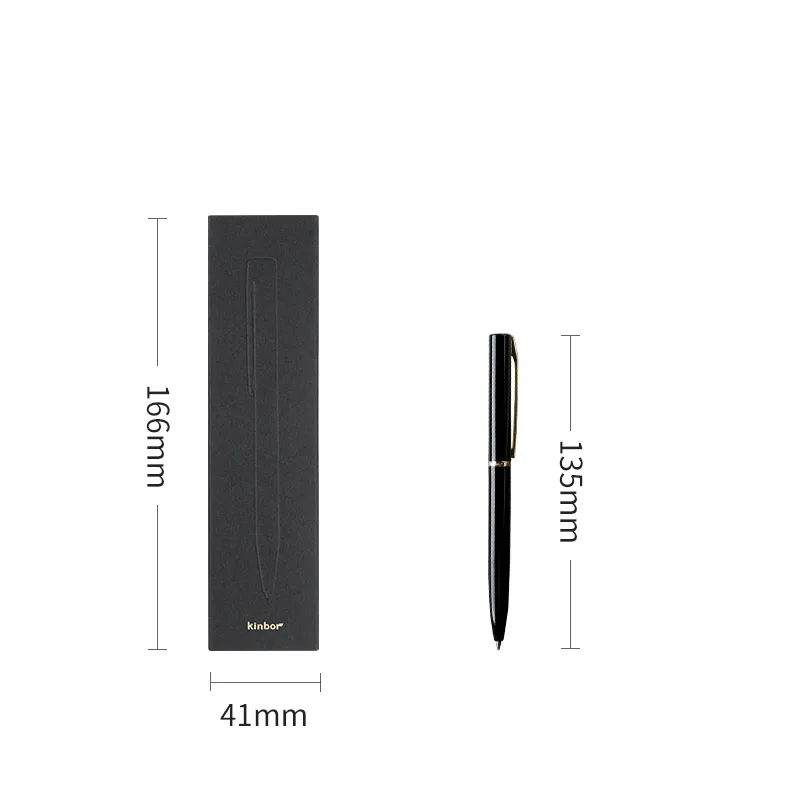 New Xiaomi Kinbor flow jinnhua signature pen Lightly screw out the pen metal texture for offical work