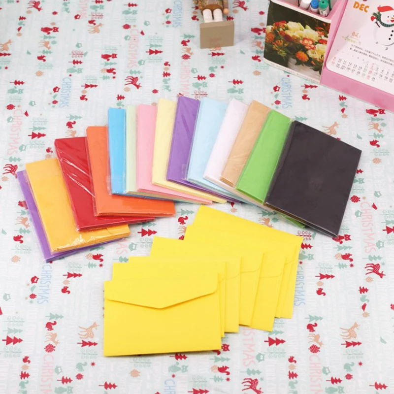 Мини-конверт 10 шт. Снуп бумажная сумка подарочная карта конверт почтовая