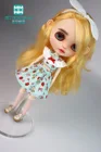 Одежда для куклы подходит для Blyth Azone OB23 OB24 аксессуары для кукол модная Клубничная лямка платье рубашка джинсовая одежда
