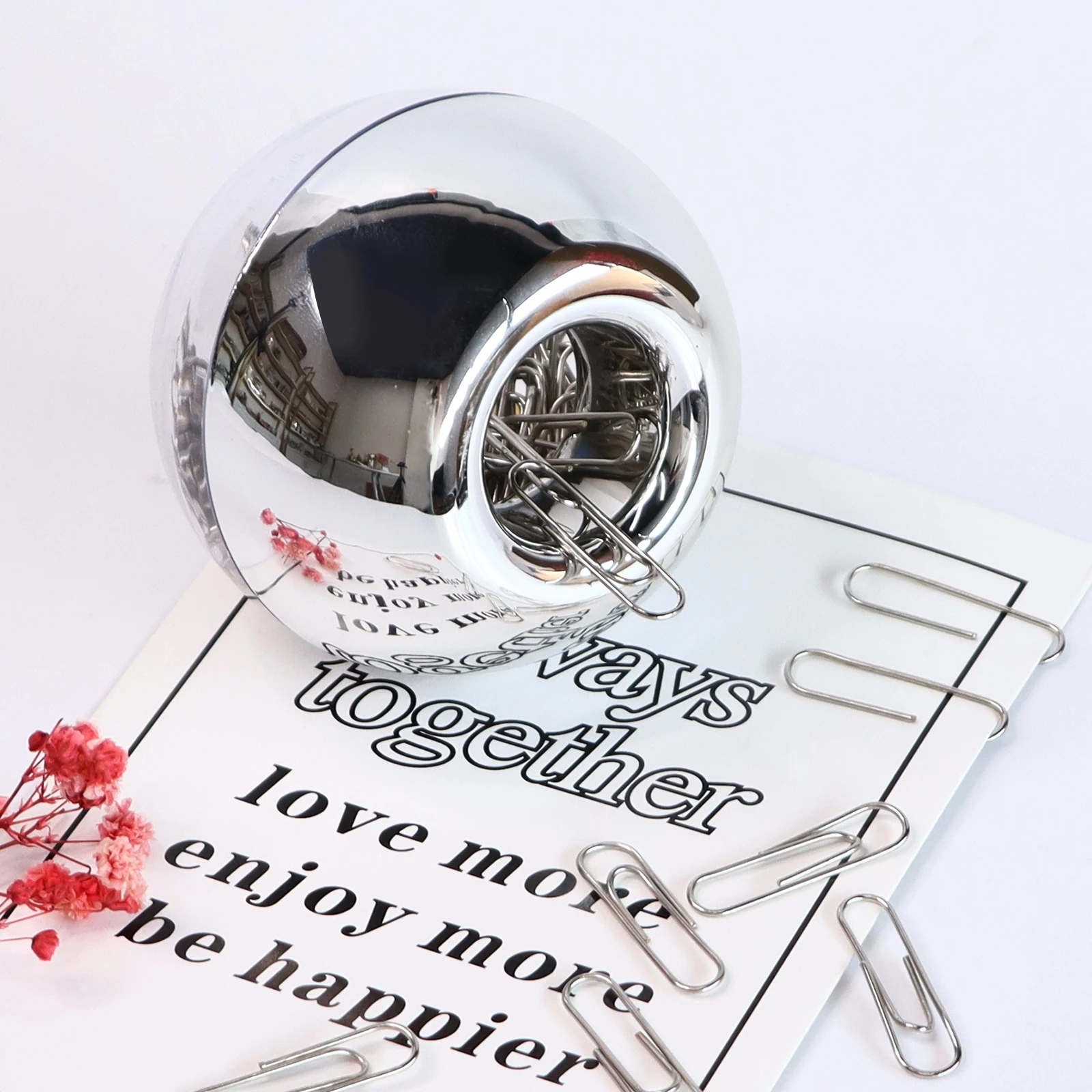 

Офисные канцелярские принадлежности, зажим A4, все виды документов, помощник для сортировки, серебряная круглая коробка, бумажный зажим 28 мм,...