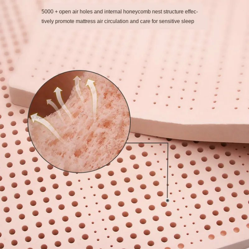 

The new best-selling Thailand natural latex mattress, comfortable and breathable cushion, anion mattress for outdoor travel