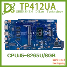 TP412UA Laptop motherboard for ASUS Vivobook Flip14 TP412 TP412U TP412UA  original mainboard with I5-8265U 8GB RAM 100% test ok