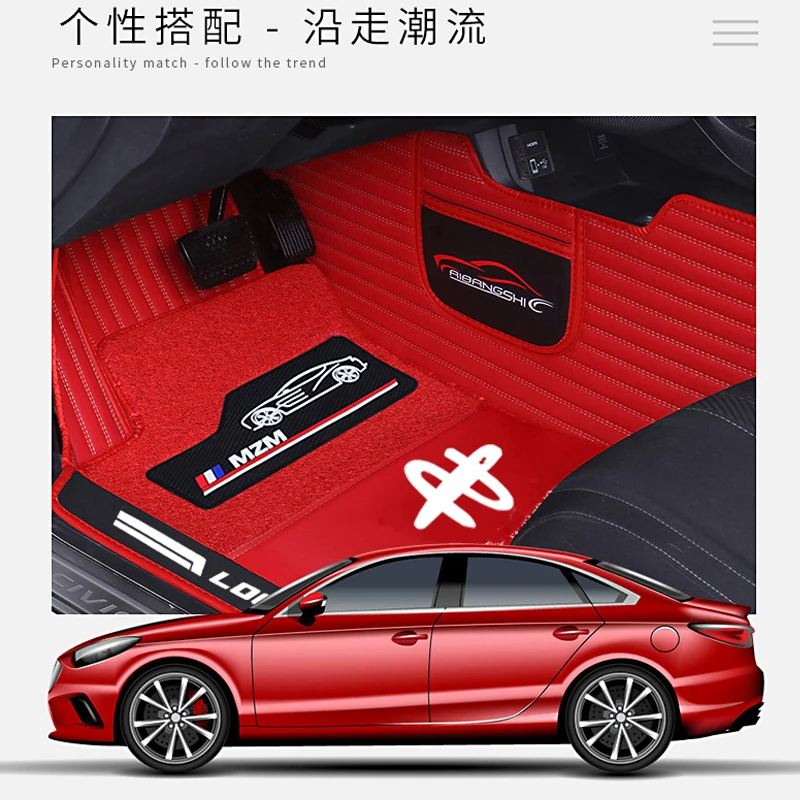 

Special fit Car floor mats For Acura ZDX RDX MDX ILX RL TL TLX TLX-L All-inclusive threshold protection waterproof floor carpet