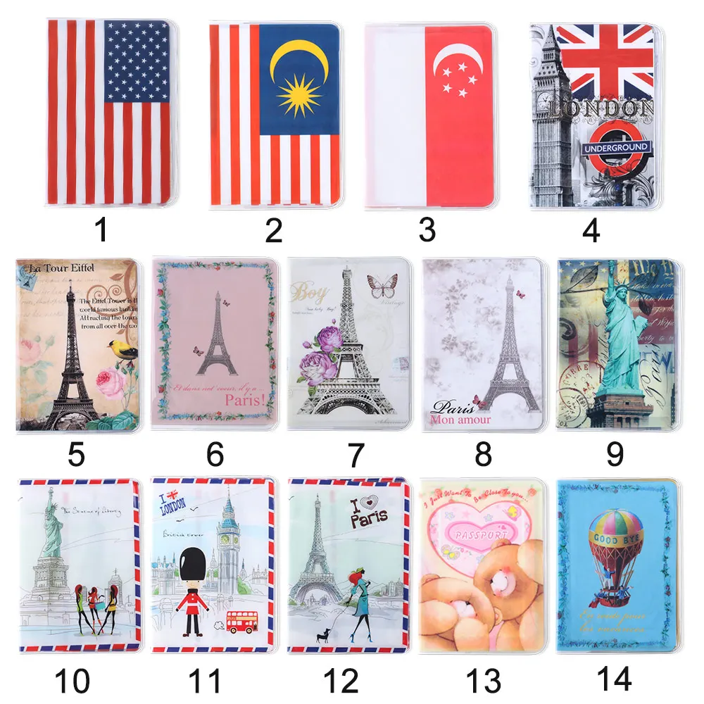 1 шт. Обложка для паспорта 2020 держатель карт мужчин и женщин дорожная папка