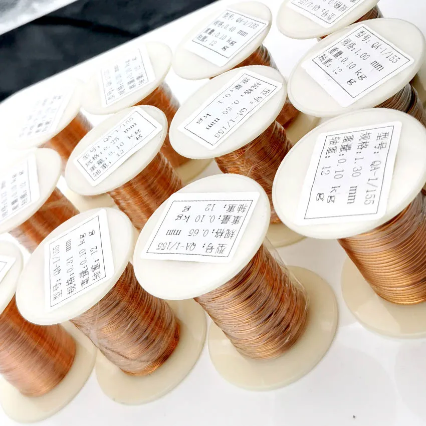 Полиуретан эмалированная медная проволока Медный провод обмоточный магнитная