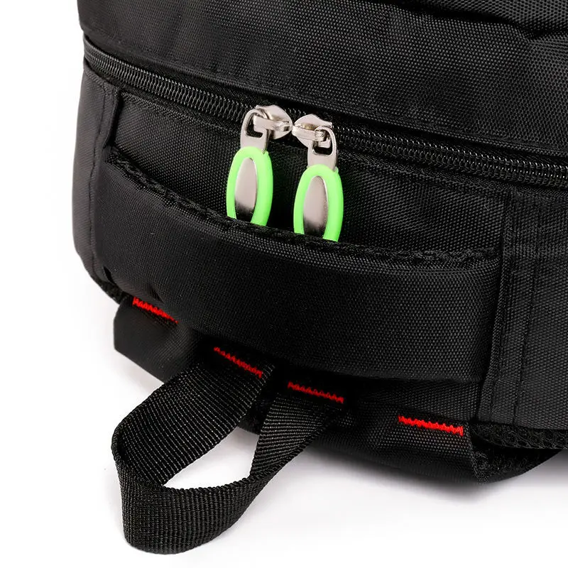 

Large Capacity Nylon Backpack Men Teenage Boys School Bags Black Multifunction Backpack Male 2021 New