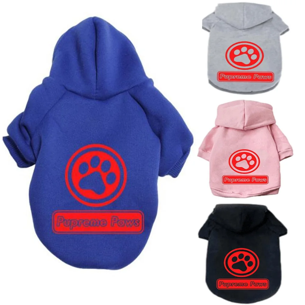 

Cheap and Good Quality Pet Clothing Winter New Sweet and Beautiful Animal Footprint Sweater Hoodie Long Sleeve T-shirt