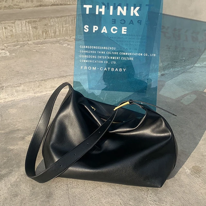 

Women Bag Designer Shoulder Bag Crossbody Bags for Women Tote Handbags Retro Purse PU Leather Simple 2021 Fashion High Capacity