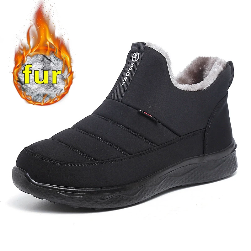 

Winter Sport Shoes Woman Boots Female Plush Winter Short Boots Ankle Botas Mujer Men Women Cotton Shoes Casual Couple Booties