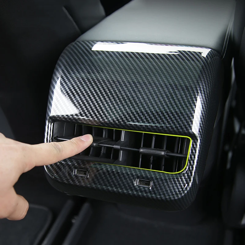 Автомобильная наклейка на заднюю решетку вентиляции для Tesla Model 3 модель Y задняя