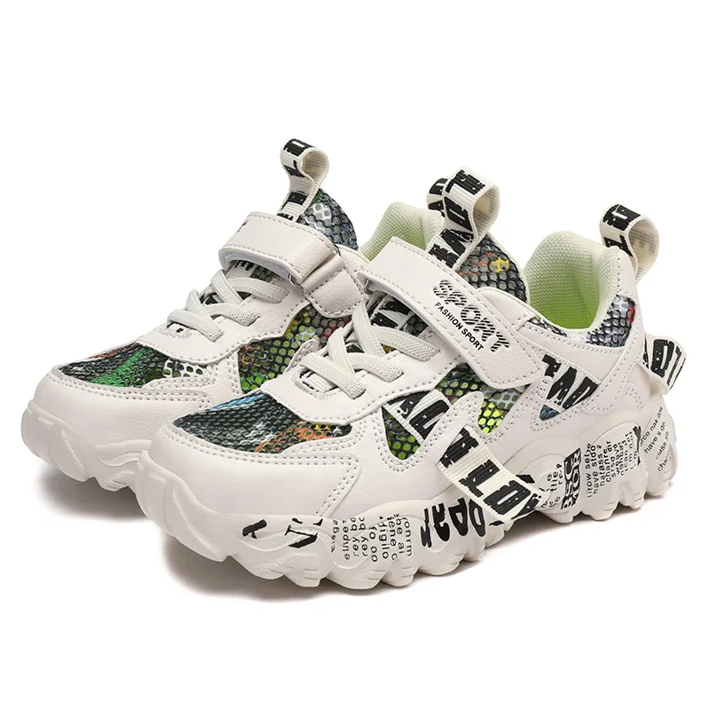 

2021 Summer Mesh Sneakers Kids Boys Lightweight Fashion Sports Shoes Fashion Soft Sole Girls Running Shoes