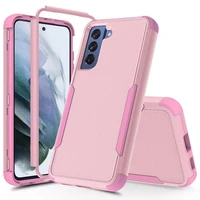 a heavy duty sturdy three in one shockproof phone case for iphone 13 with a hard and durable shockproof protective cover