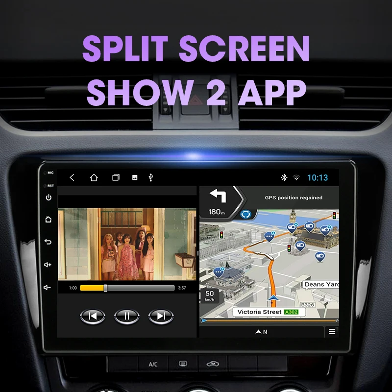 Автомагнитола Vtopek с Android 4G мультимедийный видеоплеер навигация GPS для SKODA Octavia3 2013