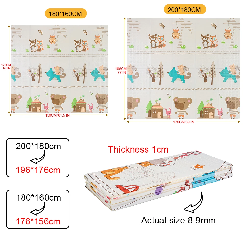 Коврик-пазл детский водостойкий складной развивающие игрушки для детей | Игрушки