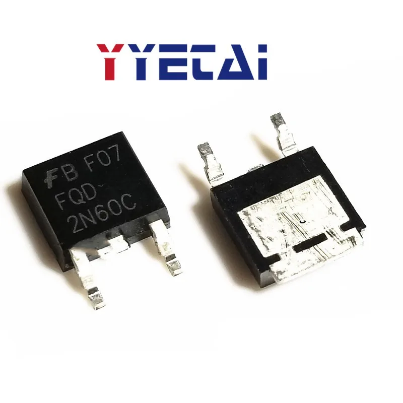 Tai 20 шт. Новый 2N60C FQD2N60C патч TO-252 SOT-252 MOS FET 2N60