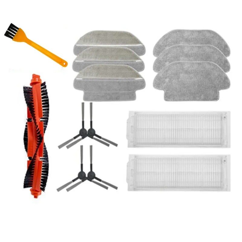 

for Xiaomi Mijia Sweeping Mopping Robot Vacuum Cleaner STYJ02YM Spare Part Kits Side HEPA Filter Main Roller Brush Mop
