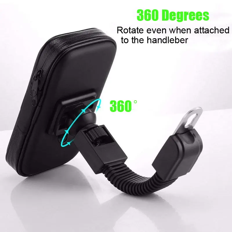 Telephone Holder Motorcycle Phone Bag for Samsung iphone Moto Bicycle Rear View Mirror Mount Holder Stand Waterproof Case Cover