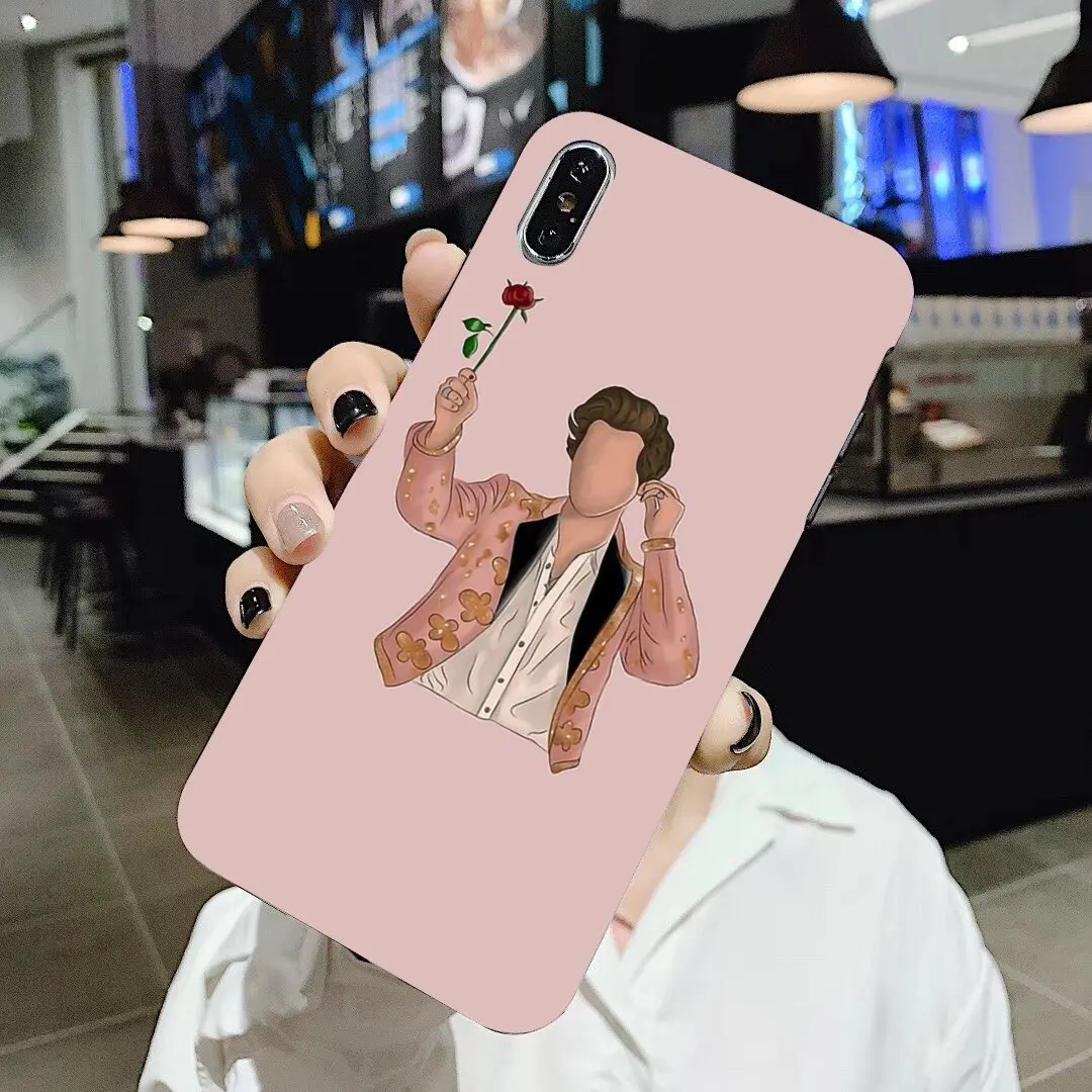 Для Samsung Galaxy J1 J2 J3 J4 J5 J6 J7 J8 плюс 2018 Prime 2015 2016 2017 One Direction розовые цветы Harry Styles мягкий