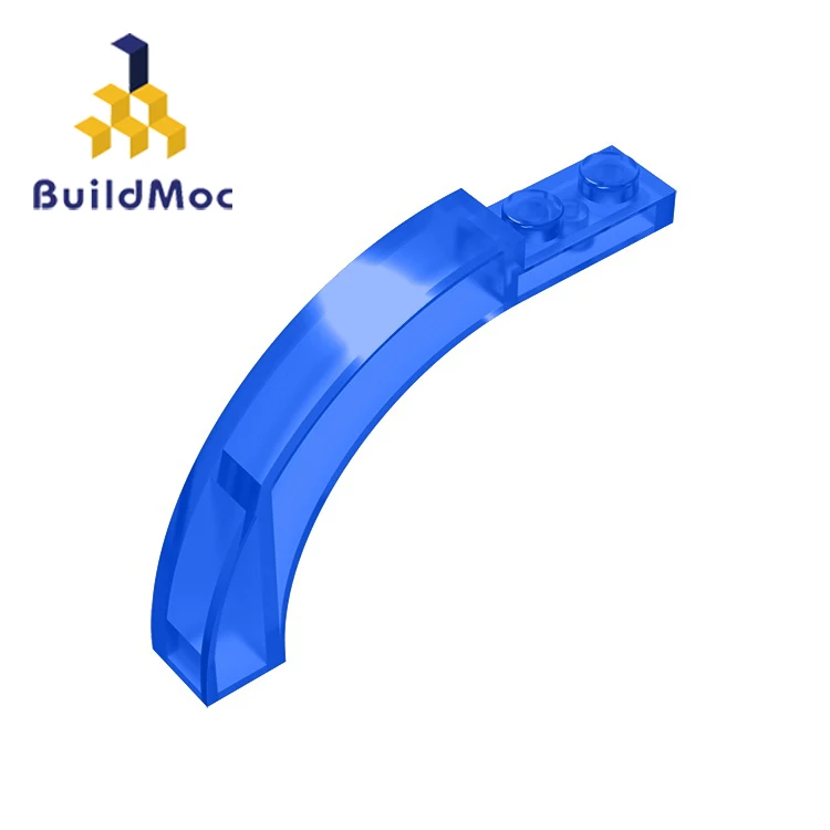 BuildMOC 15967 Арка из кирпича 1x6x3 1/3 изогнутый верх для строительных блоков детали