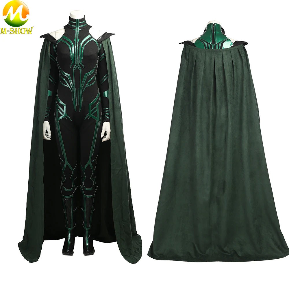 Thor Ragnarok Hela, карнавальный костюм, Thor 3 Hela, карнавальный костюм, комбинезон, костюм супергероя для Хеллоуин для взрослых женщин, на заказ