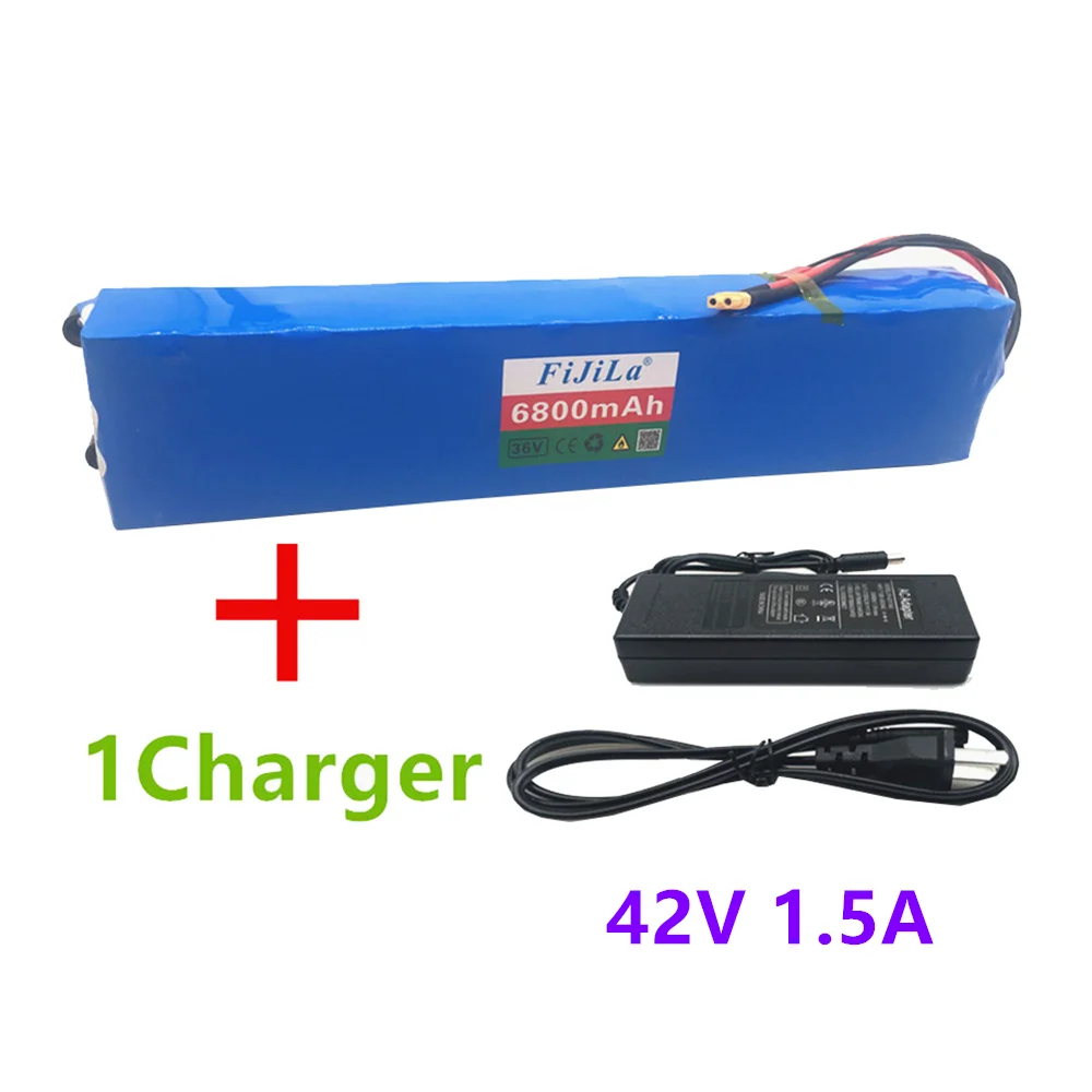 

10S3P 36V 6.8A Battery Pack for Xiaomi M365 Electric Scooter Foldable Mi LightweightCircuit Board Skateboard Power BMS+1Char