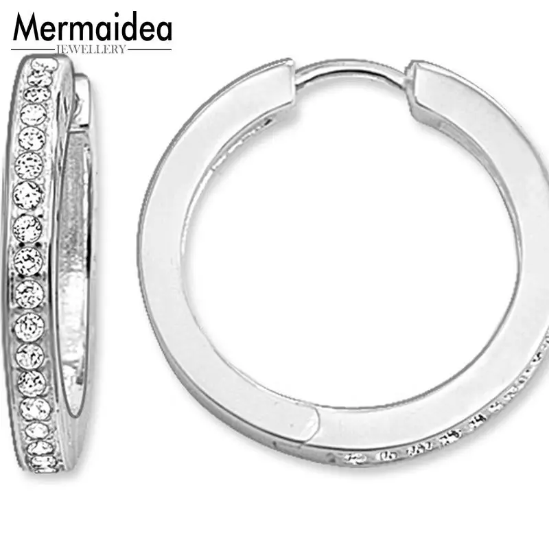 Белый CZ Creole большие висячие серьги кольца Pave Fashion Good Jewerly для женщин 2020 подарочные