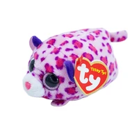 new 410cm ty beanie boos big eyes phone wipe pink spotted leopard plush dolls collection stuffed toy child birthday gift