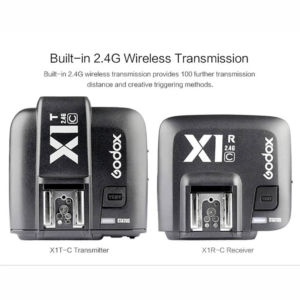 Godox X1 Wireless TTL 2.4G Flash Trigger Transmitter Receiver for Canon Nikon Sony GodoxTT685 V860 | Электроника